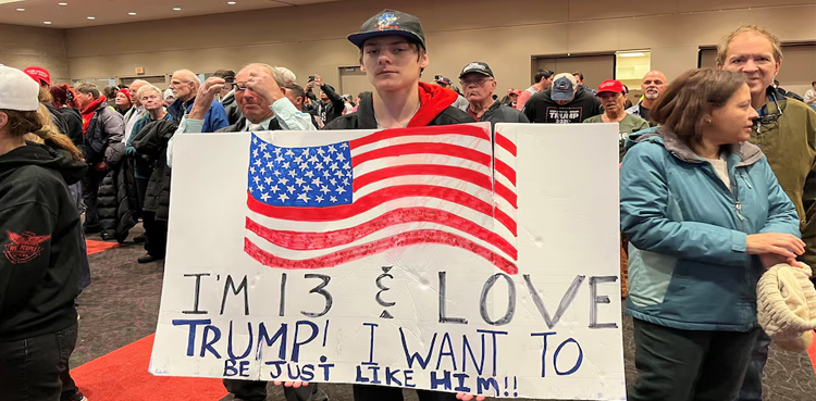 Youngsters, Trump, economic woes
