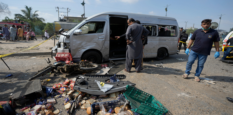 Latest details, Karachi suicide attack case, Karachi attack, Suicide bomber's jacket, ball bearings