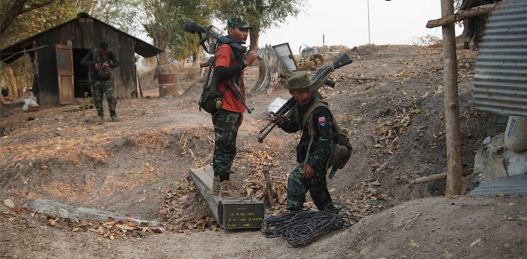 Myanmar, troops retreat, rebels declare control,