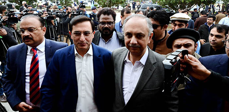 Omar Ayub, Barrister Gohar, PTI leaders, get interim bail