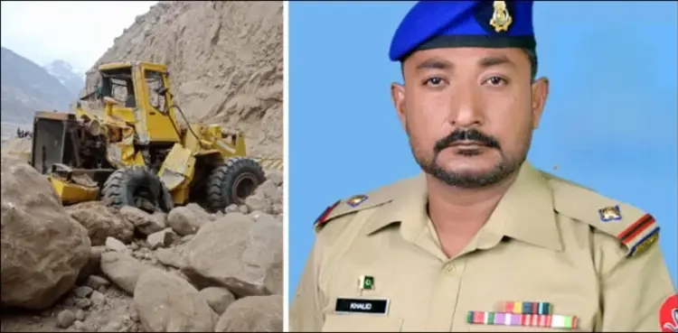 clearance operation, landslide, Karakoram Highway, ispr, chillas,