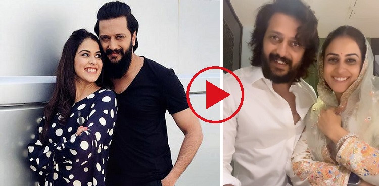 riteish deshmukh, genelia d'souza, funny video, viral