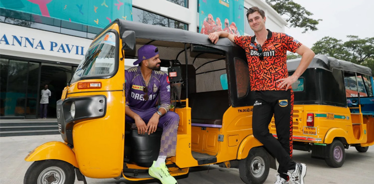 Shreyas Iyer, Pat Cummins, IPL 2024 final, hilarious banter , rickshaw ride, viral video,