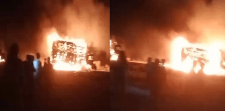 One killed as gunmen torch coal-laden trucks in Duki