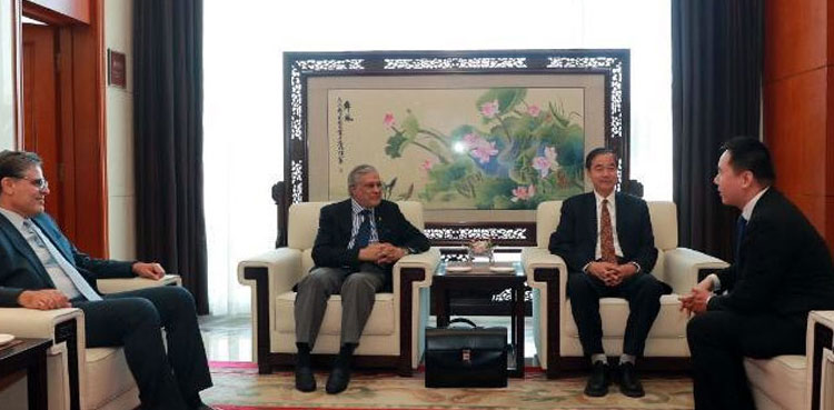 Ishaq Dar reaches China for talks on trade, economic cooperation