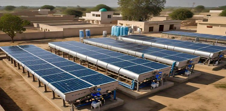 RO plants Solar energy, CM Murad