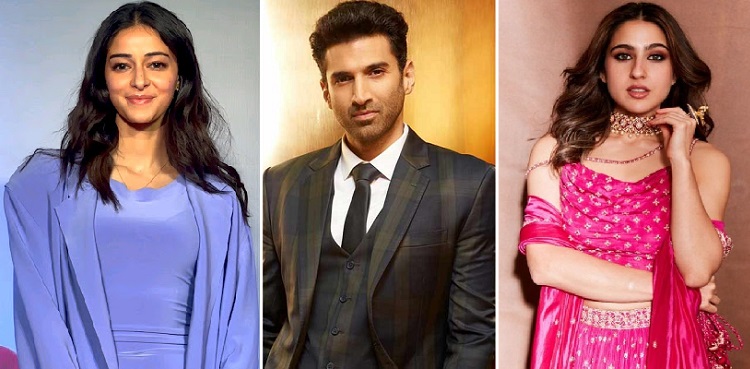 aditya roy kapur, sara ali khan, ananya panday