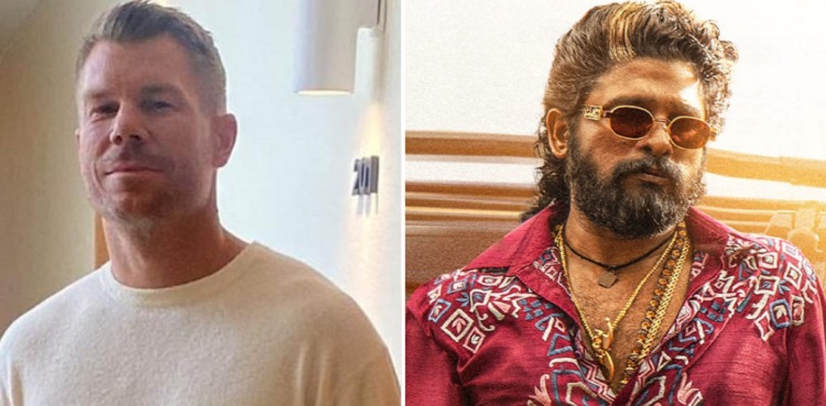 allu arjun, david warner, pushpa pushpa