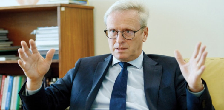Peace can only be achieved, mutual cooperation, Ambassador Charles Delogne