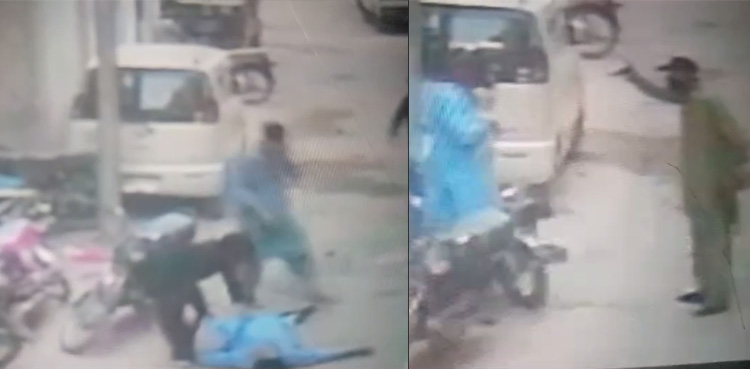 Karachi, robbery resistance, death case, CCTV footage,