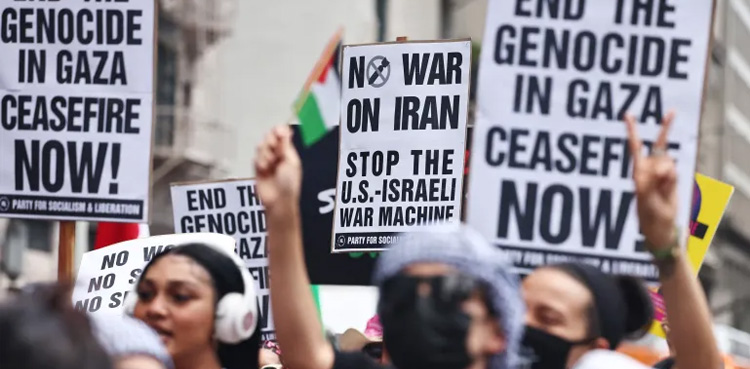 Gaza war anniversary, marches across US, Man sets him on fire
