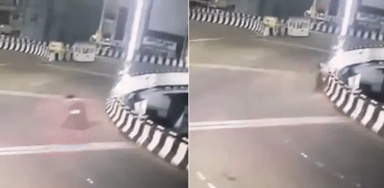 video, speeding bike, viral, crash,