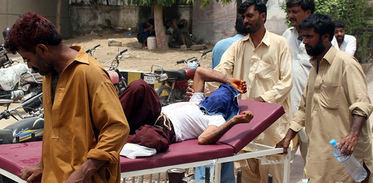 Four heat stroke cases, confirmed, Jinnah Hospital