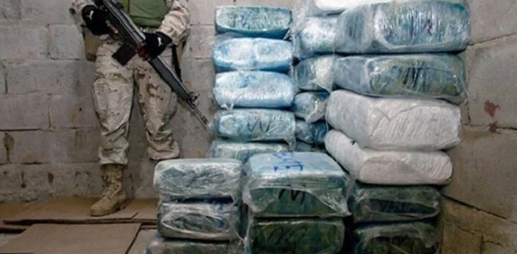 drugs seized, Pakistan , security forces operation,