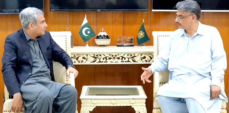 Deployment of FC, AJK, Mohsin Naqvi, Interior minster, PM Anwaar ul Haq