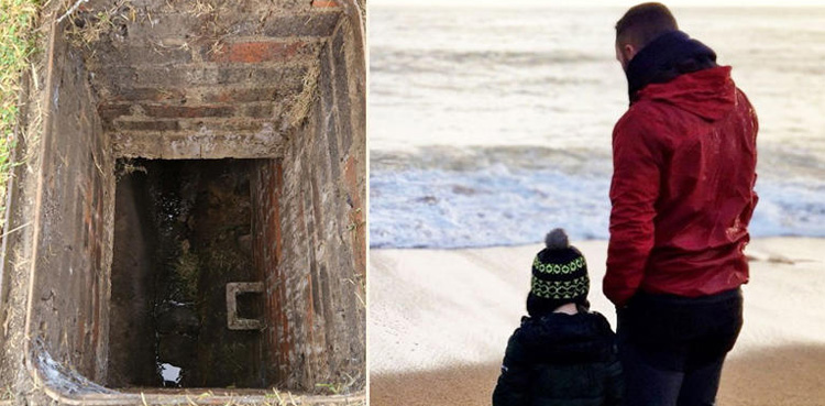 Boy falls into manhole, manhole left uncovered