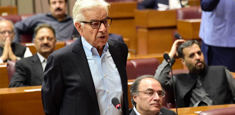 Khawaja Asif, opposition, Operation Azm-e-Istehkam