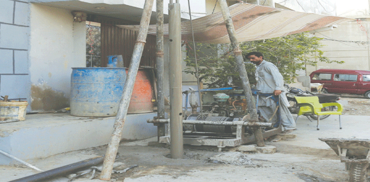 underground water Karachi, KMC underground water