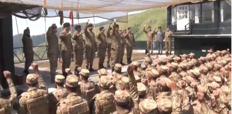 COAS Asim Munir, Eidul Adha , Line of Control (LOC), ISPR