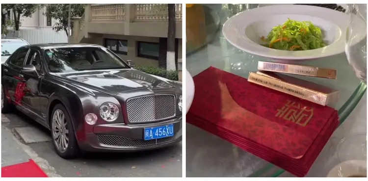 Chinese couple, Crazy Rich Asians, wedding, viral,
