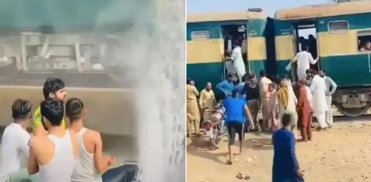 video, viral, pranksters, train, Pakistan,