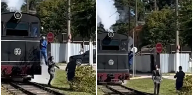 viral, train, video, instagram,