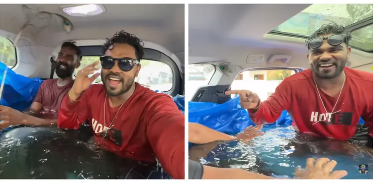 viral, youtuber, swimming pool, Sanju Techy,