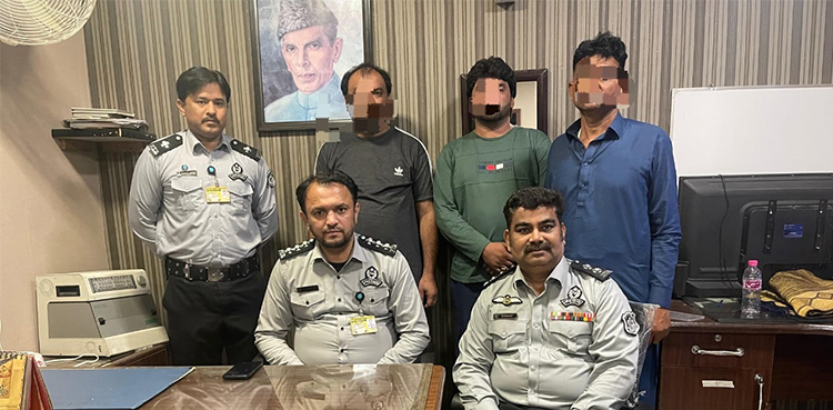 Four passenger, arrested, Karachi airport, over fake documents