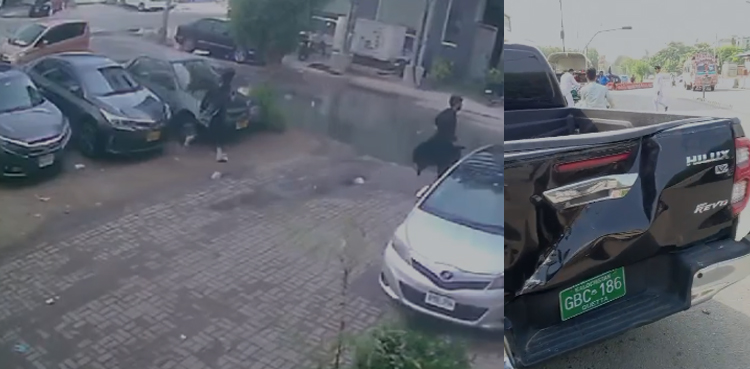 Karachi, CCTV reveals, details, fatal car accident, Saba Avenue