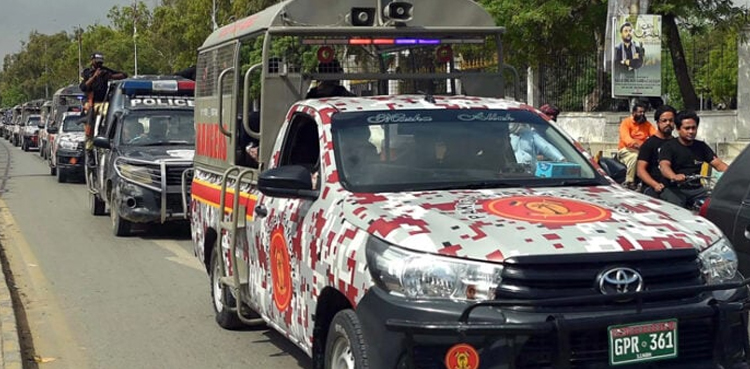 Rangers, Police, ensure, strict security measures, Muharram, strict security measures for Muharram