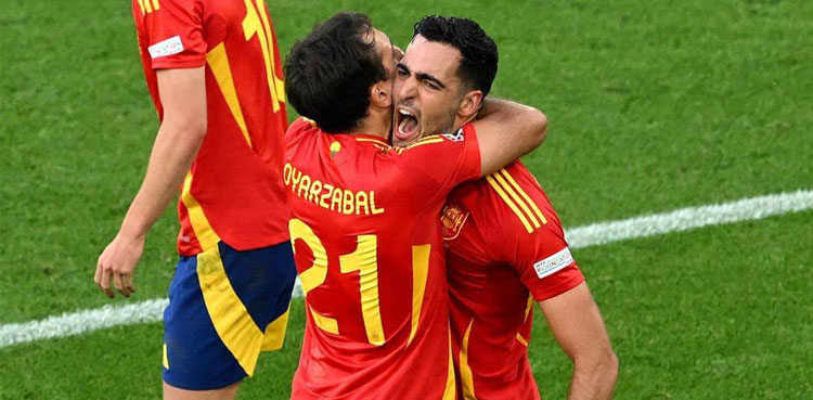 Merino's extra-time heroics send Spain to Euro 2024 semis