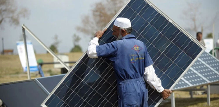 Nasir Shah, two Lac solar panels, August distribution