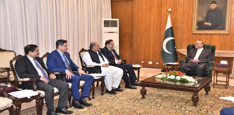 President Zardari, improving recruitment process