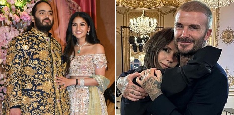 anant ambani, radhika merchant, wedding, david victoria beckham