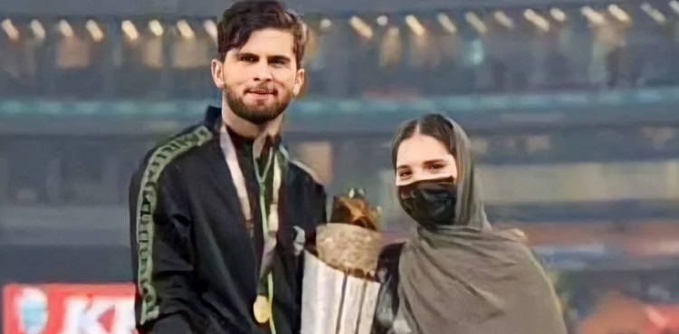 shaheen afridi, ansha, first child