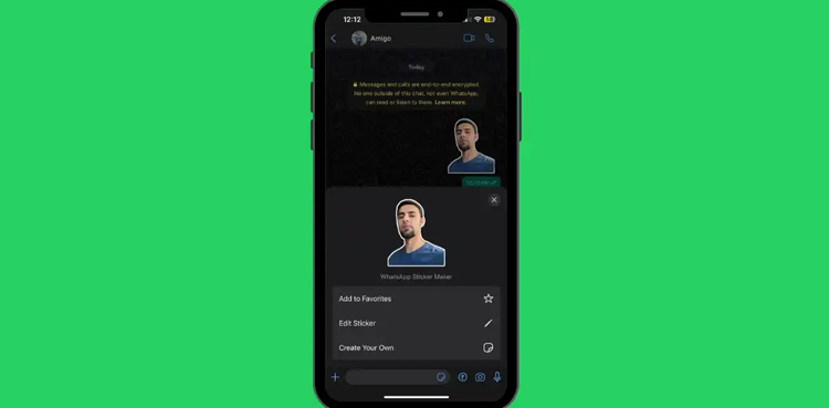 Create your own WhatsApp stickers, iPhone, Here’s how