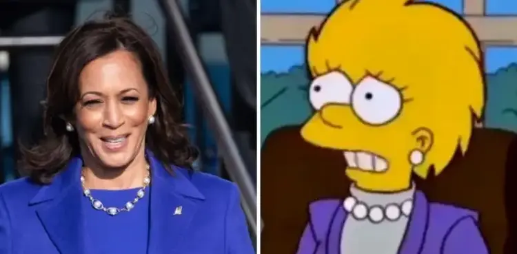 The Simpsons, Lisa Simpson, US Vice President, Kamala Harris,