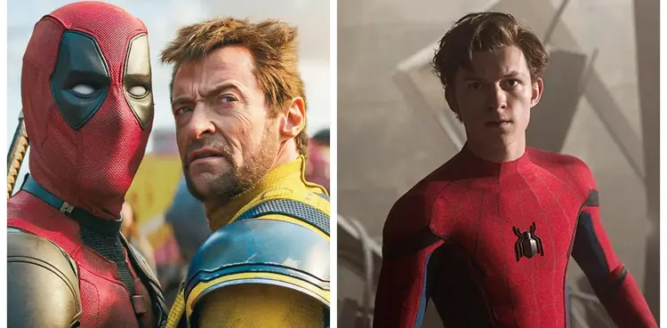 Deadpool & Wolverine, Ryan Reynolds, Hugh Jackman, Tom Holland, Spider-Man,