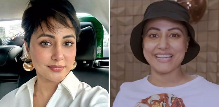hina khan, cancer, shaves head
