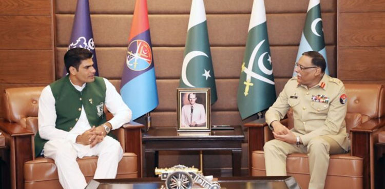 Arshad Nadeem, General Sahir Shamshad Mirza, CJCSC