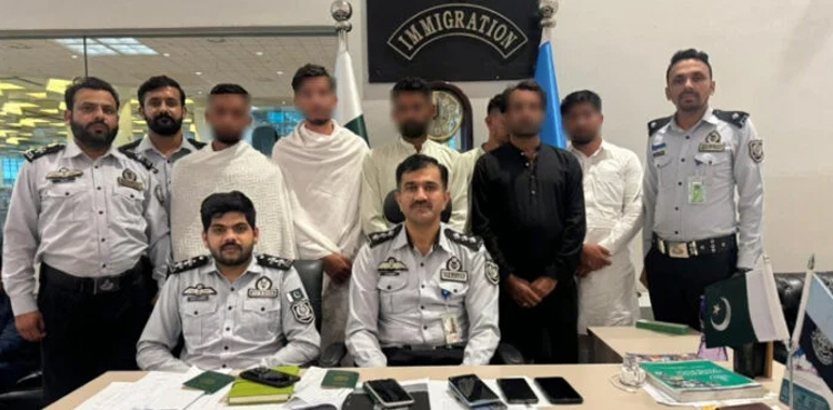 Six passengers arrested, fake European visas, Islamabad airport