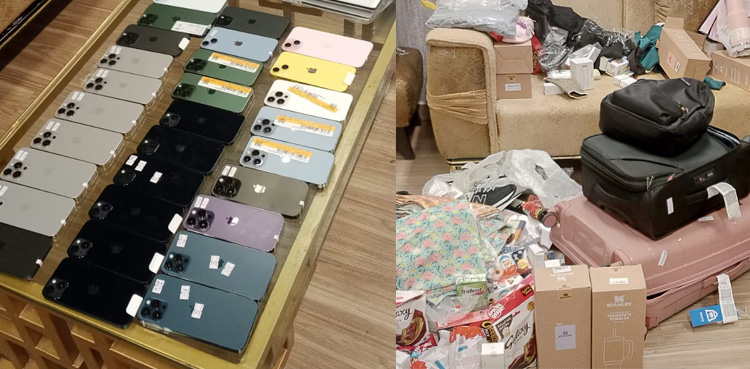 iPhones smuggling, Passenger arrested , Karachi Airport