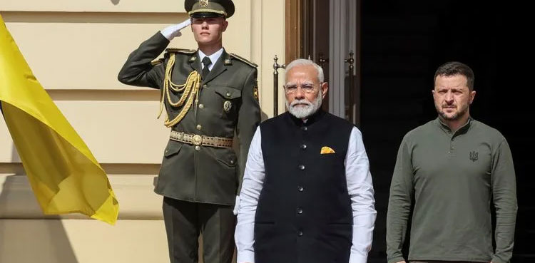India PM Modi in Ukraine amid Russia war- Aug 23, 202