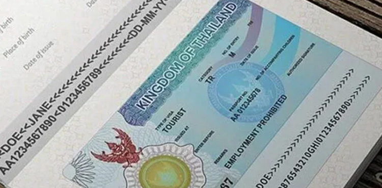 Thailand visa Pakistan