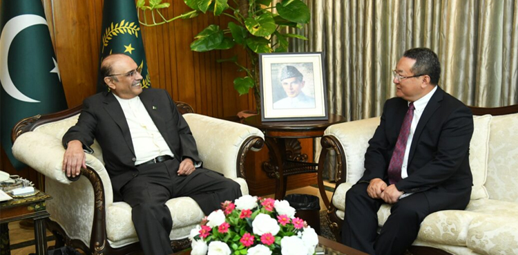President Zardari ADB Country Director