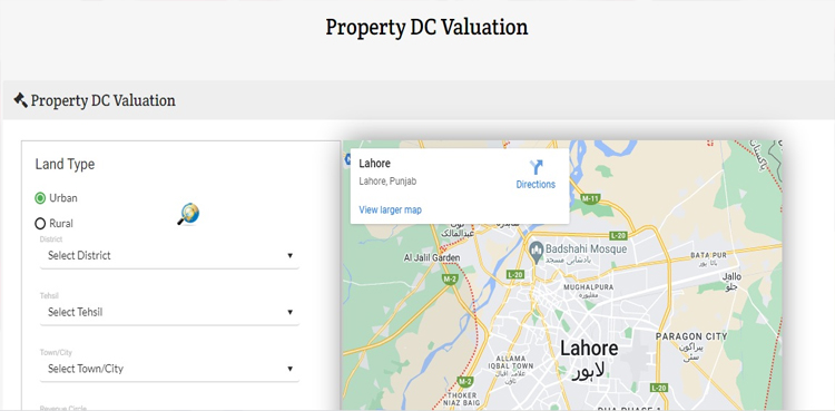 DC rate list Punjab