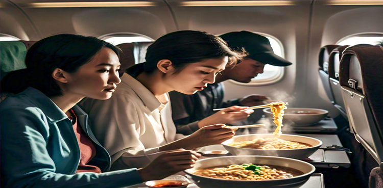 instant noodles on flight bans
