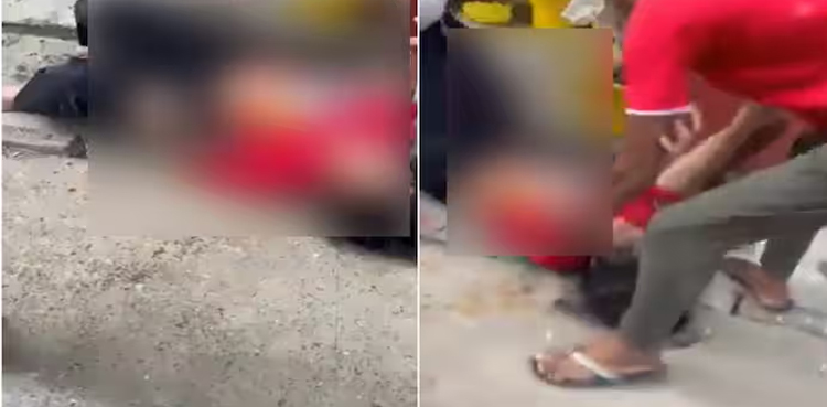 girl falls from 6th floor making reel