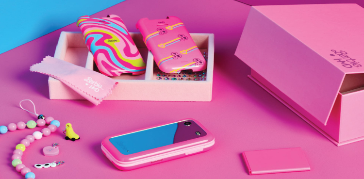 barbie flip phone