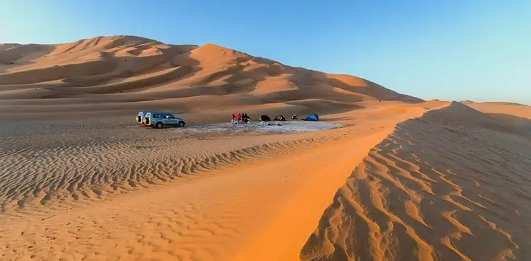 GPS, world’s largest sand desert, Rub’ al-Khali, Saudi Arabia,